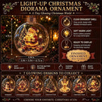 🚚📦 Free Shipping 🎄✨ Glowing Christmas Model Decorations