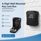 🔐🏠 Never Get Locked Out Again! 🔑 | 4-Digit Wall-Mounted Key Lock Box 🛡️✨