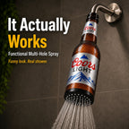 🍺 Beer Bottle Shower Head — 2 Fun Styles, One Hilarious Gift