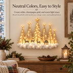 ⭐🌙Step Into an Enchanted Winter Grove: Lighted Christmas Woodland Forest Wall Decor🎄