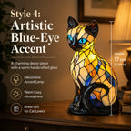 🐾 A Stained-Glass Cat Lamp That Makes Any Room Feel Magical ✨