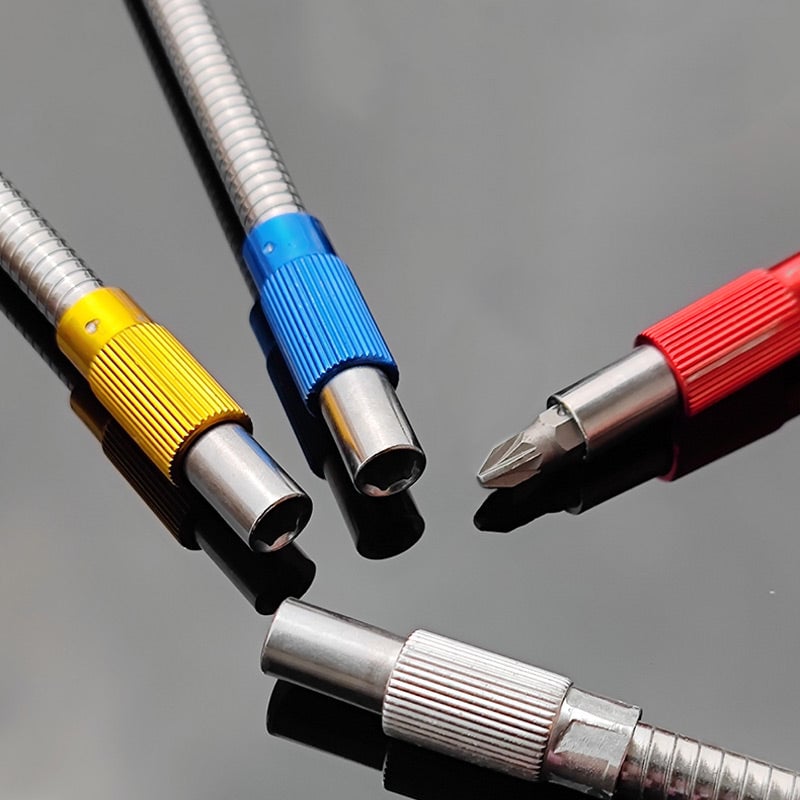💯 Hexagonal Shank Metal Flex Universal Extension Bit Holder