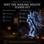 💀The Wailing Wraith Soul Harvester| LED Animated Halloween Decor