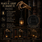 💀Skeleton Hand Lantern Shelf LightTM