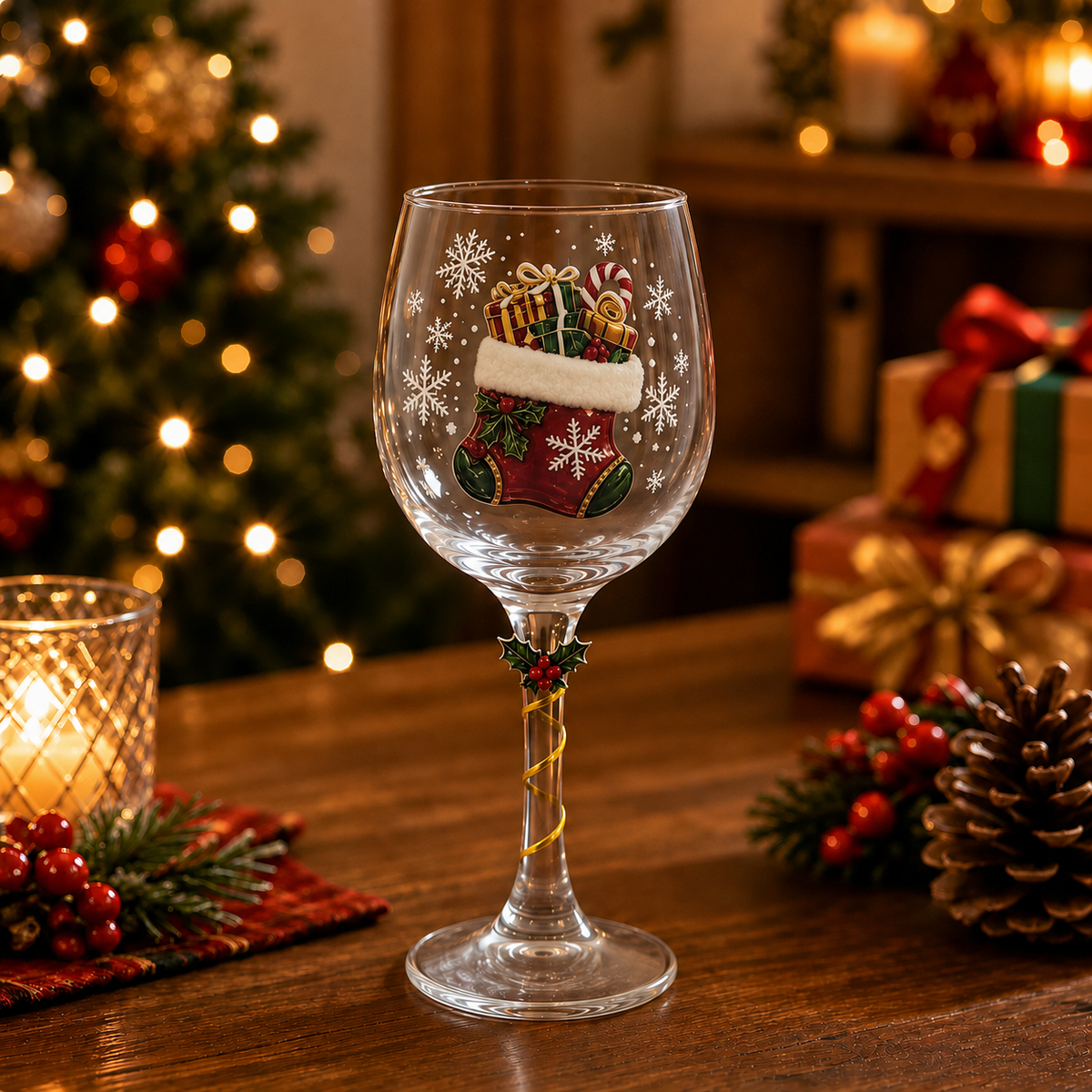 🔥 40% OFF + FREE SHIPPING 🚚 | Christmas Santa Highball Glass – Festive Holiday Drinkware & Gift 🎅