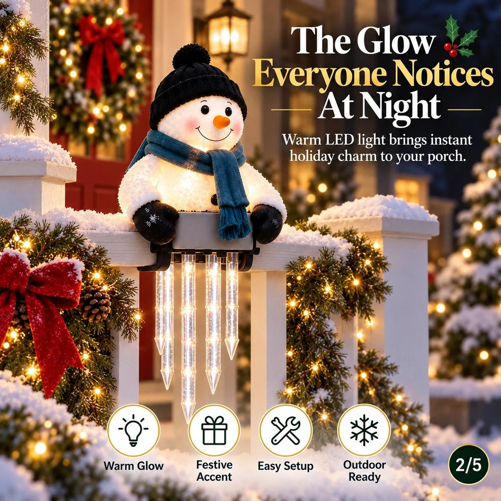 🔥Buy 2 Get 20% OFF🔥☃️WinterGlow Snowman Icicle Light Decor