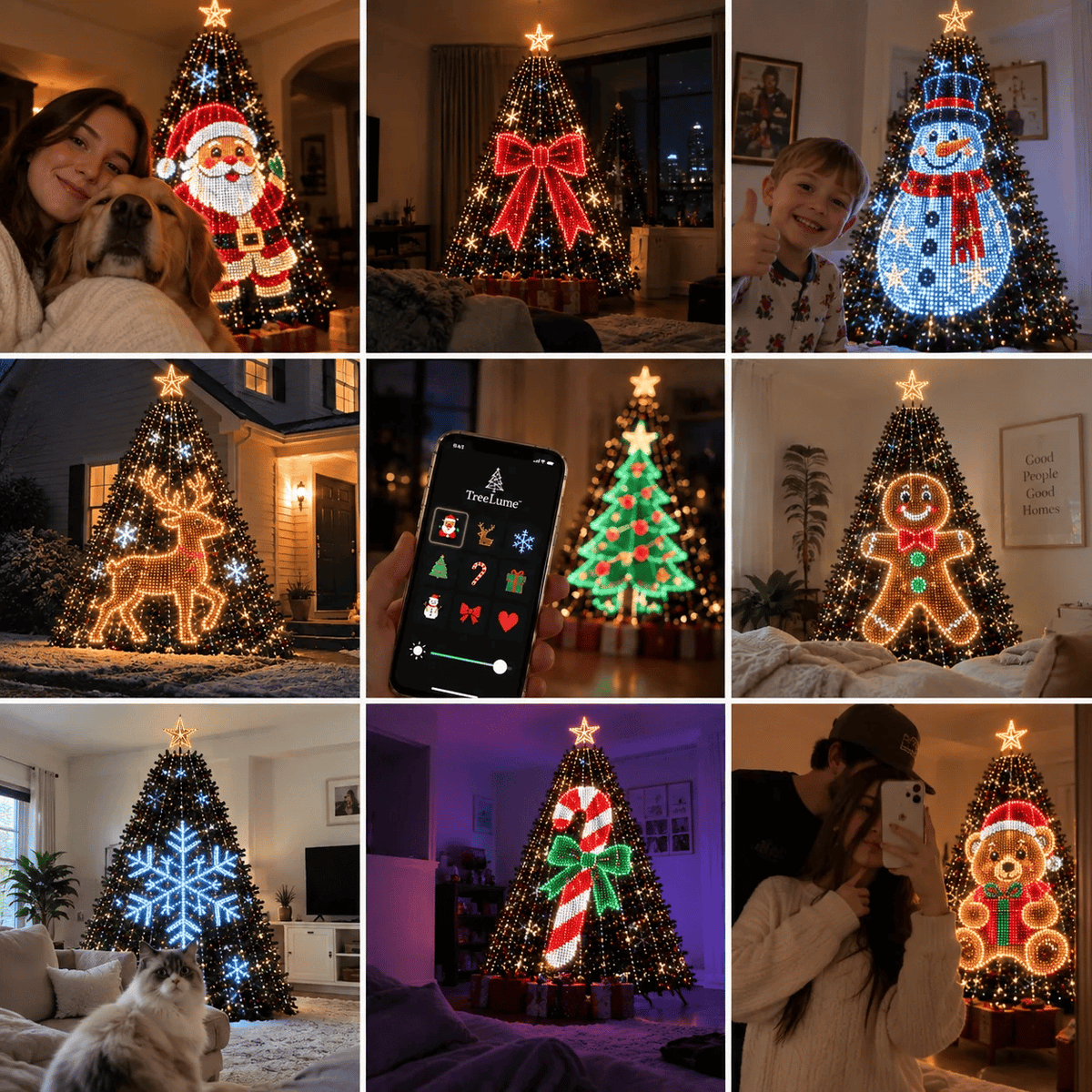 Free Shipping🎄Led Jingles Animated Christmas Tree Lights