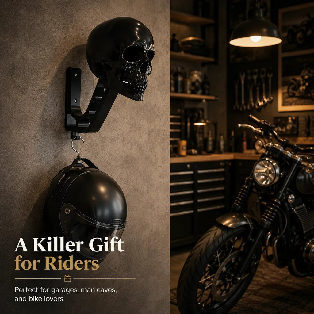 Black Knight Skull Helmet Stand 🔥  FREE SHIPPING