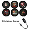 Plug-&-Play HD Christmas Projector | 6 or 10 Festive Scenes 🎄