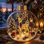 🚚📦 Free Shipping 🎄✨ Glowing Christmas Model Decorations