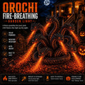 🔥🐉Fire-Breathing Orochi Solar Garden Light – Epic Multi-Headed Dragon Halloween Decor