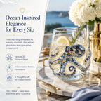 🚚📦 Free Shipping 🎁The Perfect Beach House Gift🌊3D Ocean Animal Artisan Glassware Collection