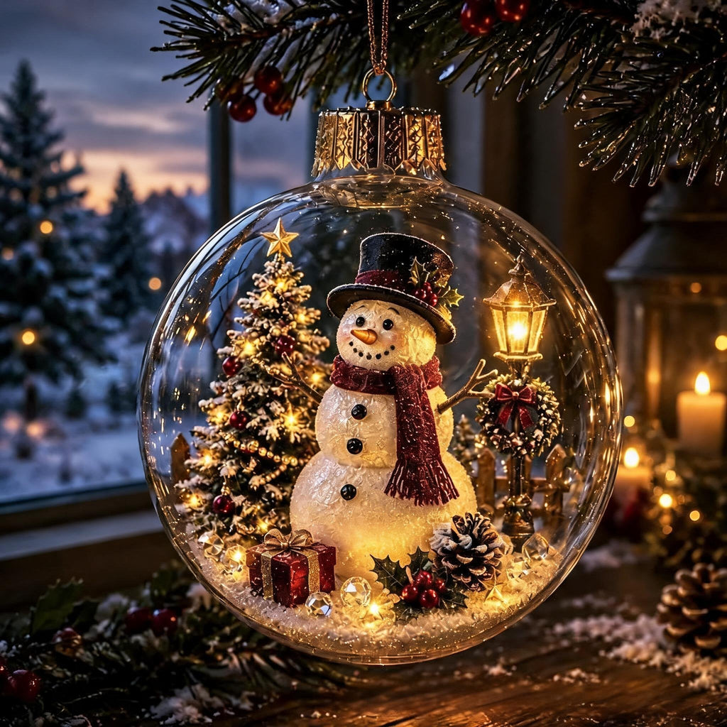 🚚📦 Free Shipping 🎄✨ Glowing Christmas Model Decorations
