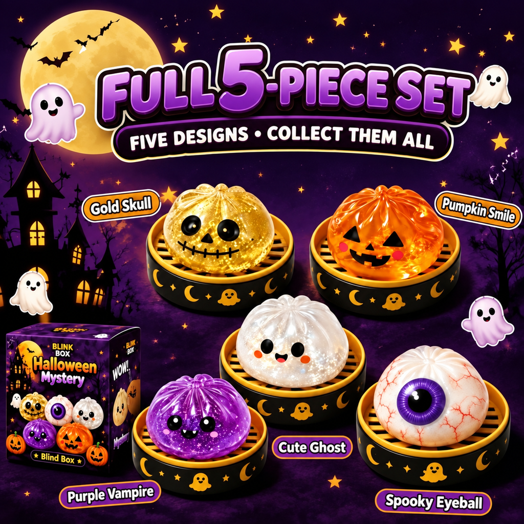 🎃 LAST DAY: 50% OFF + FREE SHIPPING | Halloween Dumpling Squishies