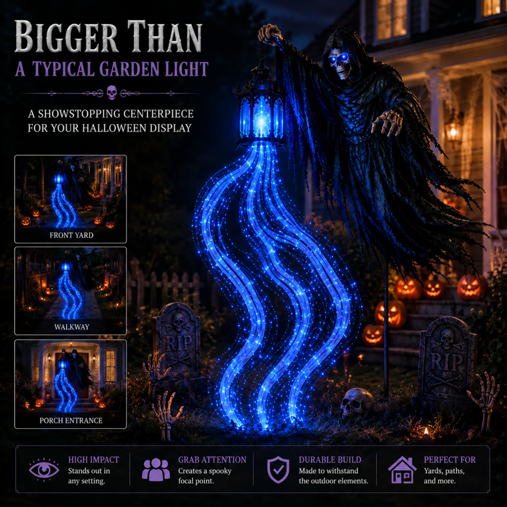 💀Halloween Soul Harvester Animated Garden Light
