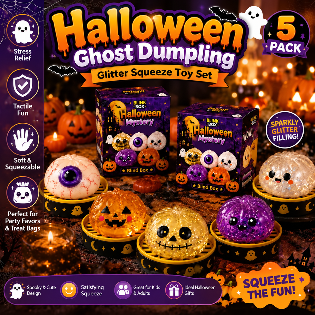 🎃 LAST DAY: 50% OFF + FREE SHIPPING | Halloween Dumpling Squishies