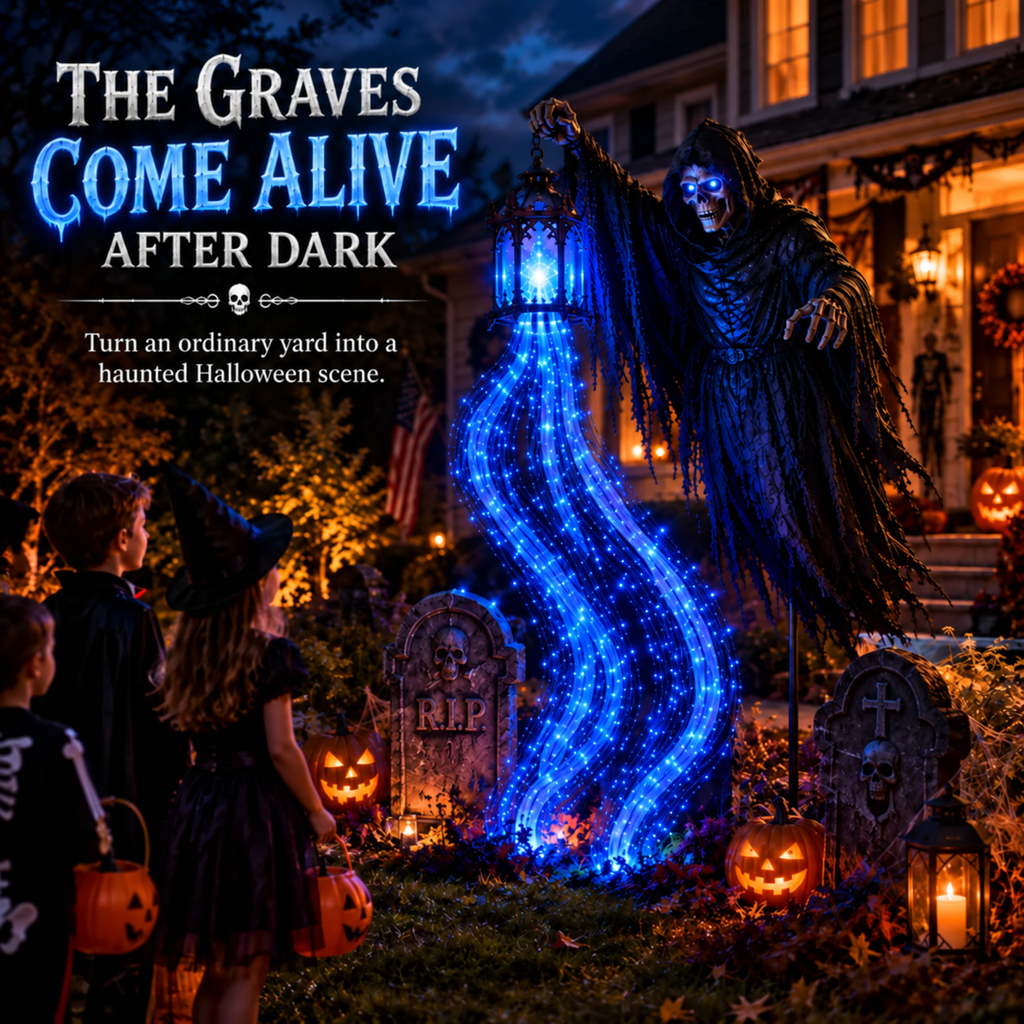 💀Halloween Soul Harvester Animated Garden Light