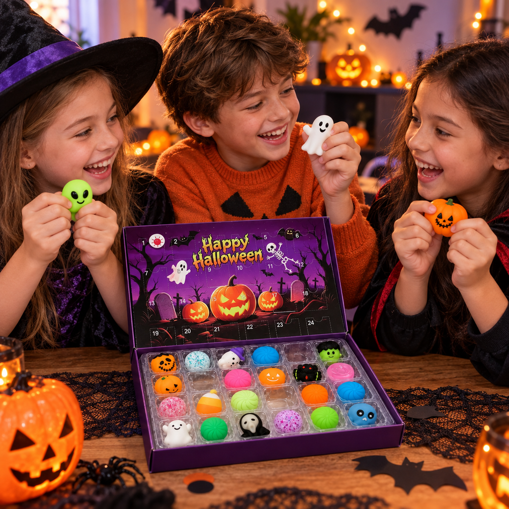 🔥 Last Day: 50% OFF + Free Shipping! 🚚 24-Day Halloween Squishy Countdown Box 🎃