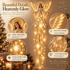 🔥Angel Blessing Starfall Wall LightTM – Heavenly Christmas Wall Decor