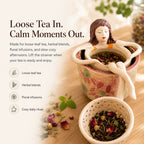 ☕Whimsical Sitting Lady Ceramic Tea Strainer Collection