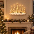 ⭐🌙Step Into an Enchanted Winter Grove: Lighted Christmas Woodland Forest Wall Decor🎄
