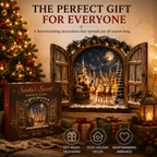 🎄Santa’s Secret Window Light – 3D Lighted North Pole Christmas Wall Decor🎅