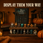 🎃50% off👻31 Nights of Fright Halloween Calendar with Mini Figurines