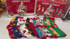 Free Shipping 🧦 Christmas Sock Advent Calendar – 12 Pairs