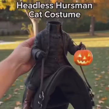 Free Shipping | 🎃 Headless Horseman Rider Pet Costume for Cats & Small Dogs